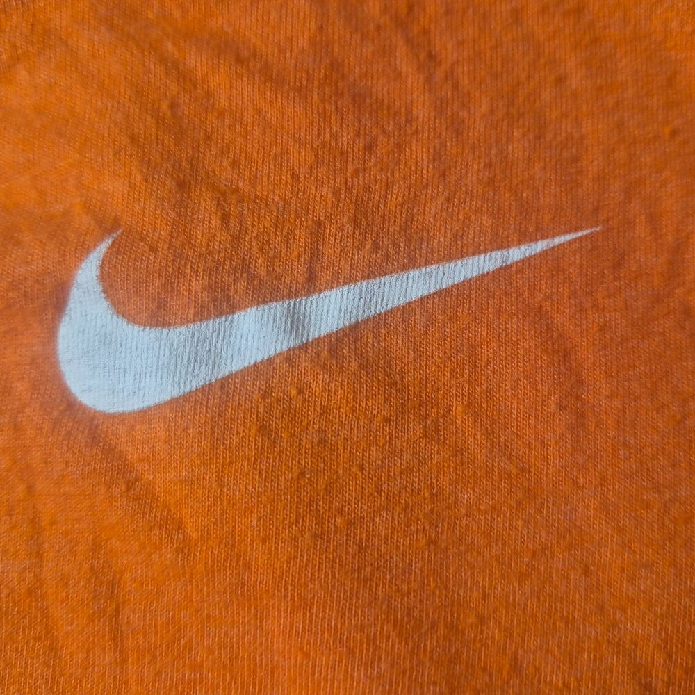 Nike Detroit Tigers T Shirt Mens Baseball Club Large Orange Athletic Cut Tee - Picture 3 of 8